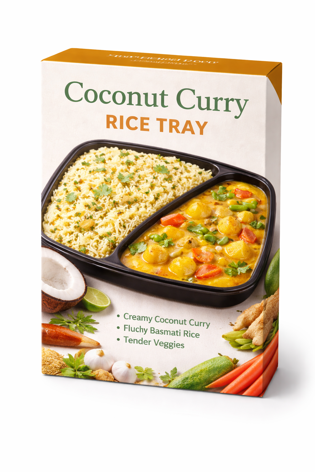Coconut Curry Rice Tray
