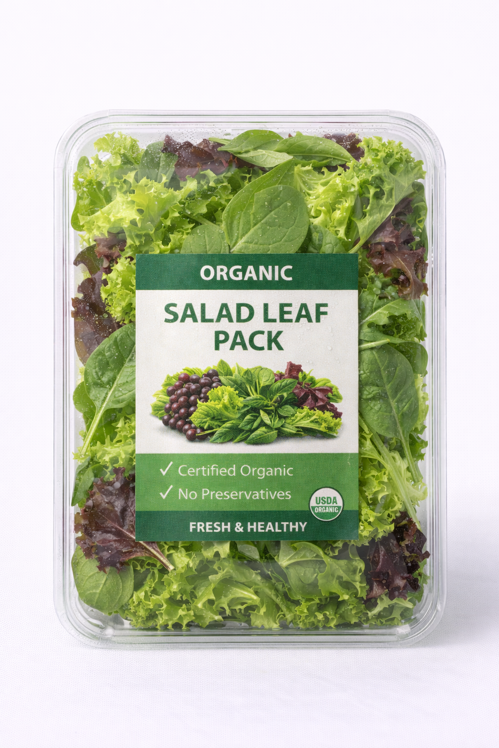 Organic Salad Leaf Pack